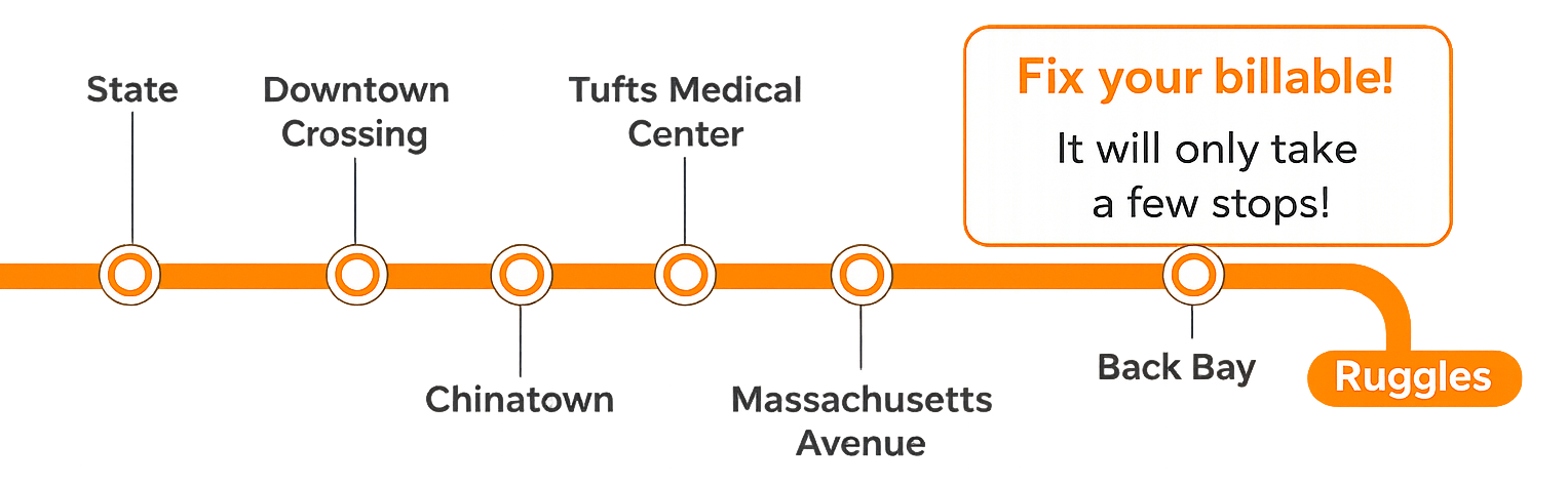 Subway line illustration