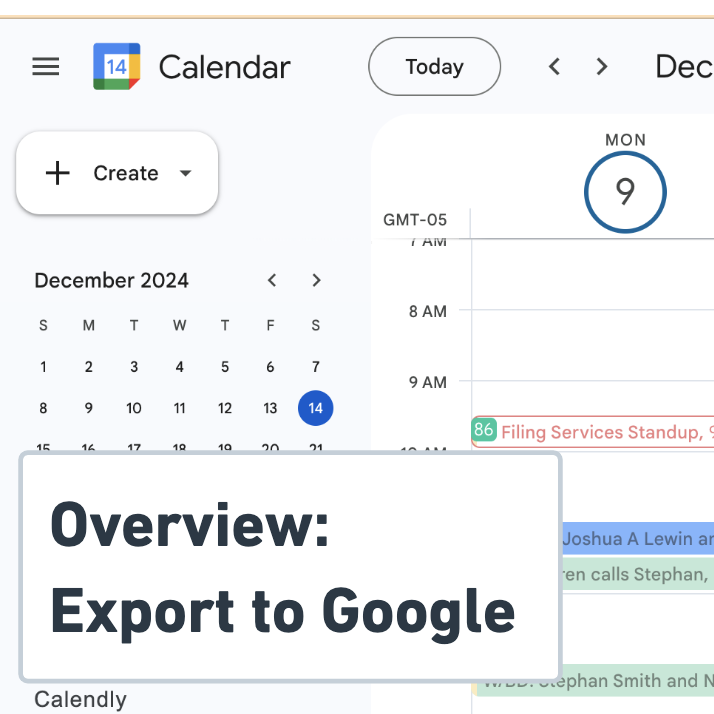 Export to Google Spreadsheets